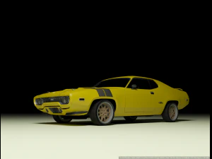 プリマス ロードランナー 1971 3Dモデル