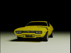 Plymouth RoadRunner 1971 3D Model