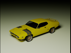 Plymouth RoadRunner 1971 Modèle 3D