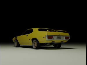 Plymouth RoadRunner 1971 3D Model