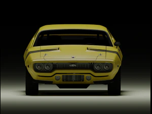 Plymouth RoadRunner 1971 3D Model