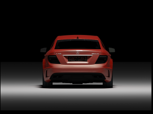 Mercedes Benz C63 AMG 3D 模型