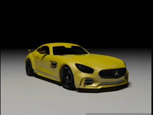 Mercedes Benz AMG GTR Modello 3D