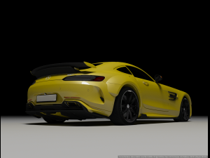 Mercedes Benz AMG GTR 3D मॉडल