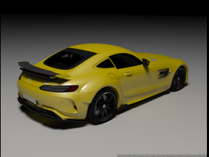 Mercedes Benz AMG GTR 3D मॉडल