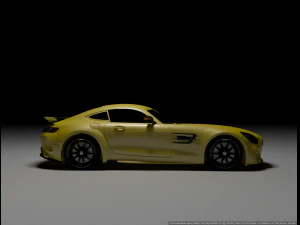 Mercedes Benz AMG GTR 3D Model