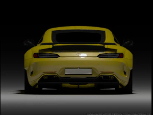 Mercedes Benz AMG GTR 3D Model