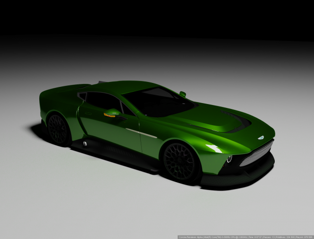 Aston Martin Victor 3D 模型 .c4d .max .obj .3ds .fbx .stl .blend