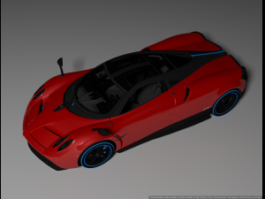 Pagani Huayra Modelo 3D
