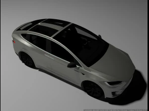 Tesla Model X 3D Model