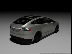 Tesla Model X 3D Model