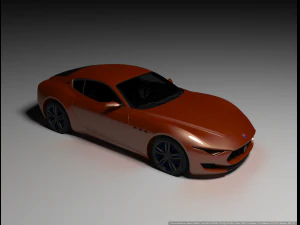 Maserati Alfieri 3D Model