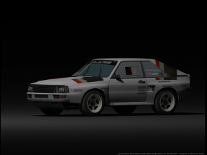 AUDI Sport Quattro 1984 LowPoly 3D Model