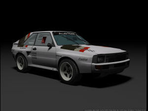 AUDI Sport Quattro 1984 LowPoly Model 3D