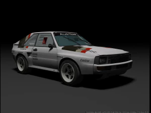 AUDI Sport Quattro 1984 LowPoly 3D Model