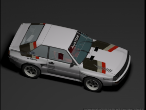 AUDI Sport Quattro 1984 LowPoly Model 3D