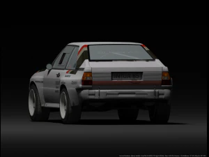 AUDI Sport Quattro 1984 LowPoly 3D Model