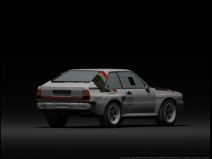 AUDI Sport Quattro 1984 LowPoly Model 3D