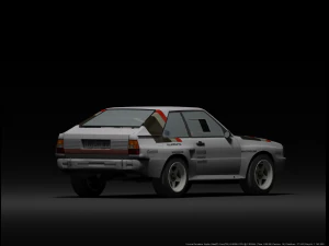 AUDI Sport Quattro 1984 LowPoly 3D Model
