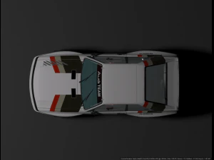 AUDI Sport Quattro 1984 LowPoly 3D Model