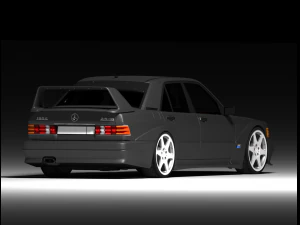 Mercedes Benz 190E 25-16 3D Model