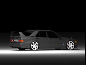 Mercedes Benz 190E 25-16 3D Model