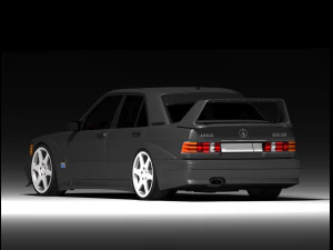 Mercedes Benz 190E 25-16 3D Model