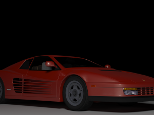 Ferrari Testarossa 1984 Modelo 3D