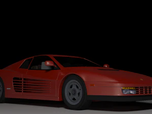 Ferrari Testarossa 1984 3D Model