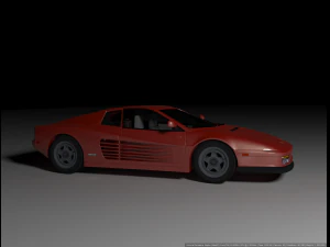 Ferrari Testarossa 1984 3D Model