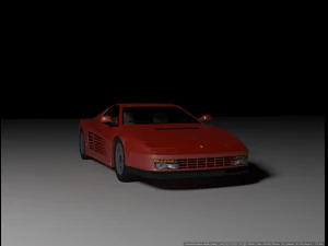 Ferrari Testarossa 1984 3D Model