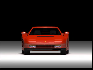 Ferrari Testarossa 1984 3D Model