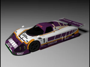 Jaguar XJR9 1988 3D Model