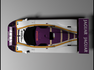 Jaguar XJR 9 1988 3D Model