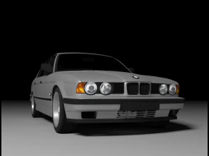 BMVV E34 525i 3D Model