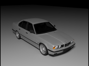 BMVV E34 525i Modello 3D