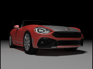 Fiat 124 Spider 3D मॉडल