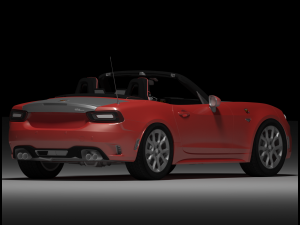 Fiat 124 Spider 3D मॉडल