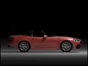 Fiat 124 Spider 3D मॉडल