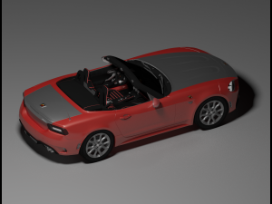 Fiat 124 Spider 3D मॉडल