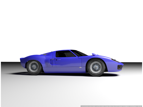 Car GT40 3D-Modell