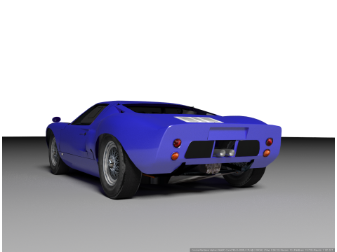 Car GT40 3D-Modell