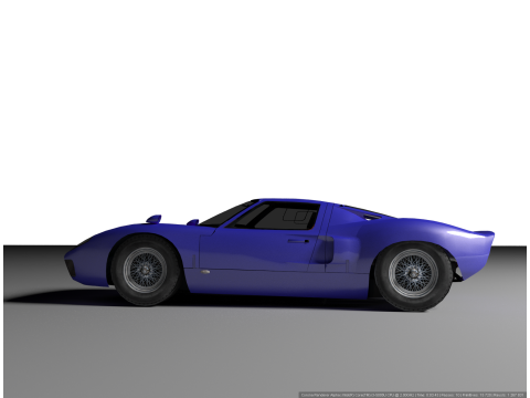 Car GT40 3D-Modell