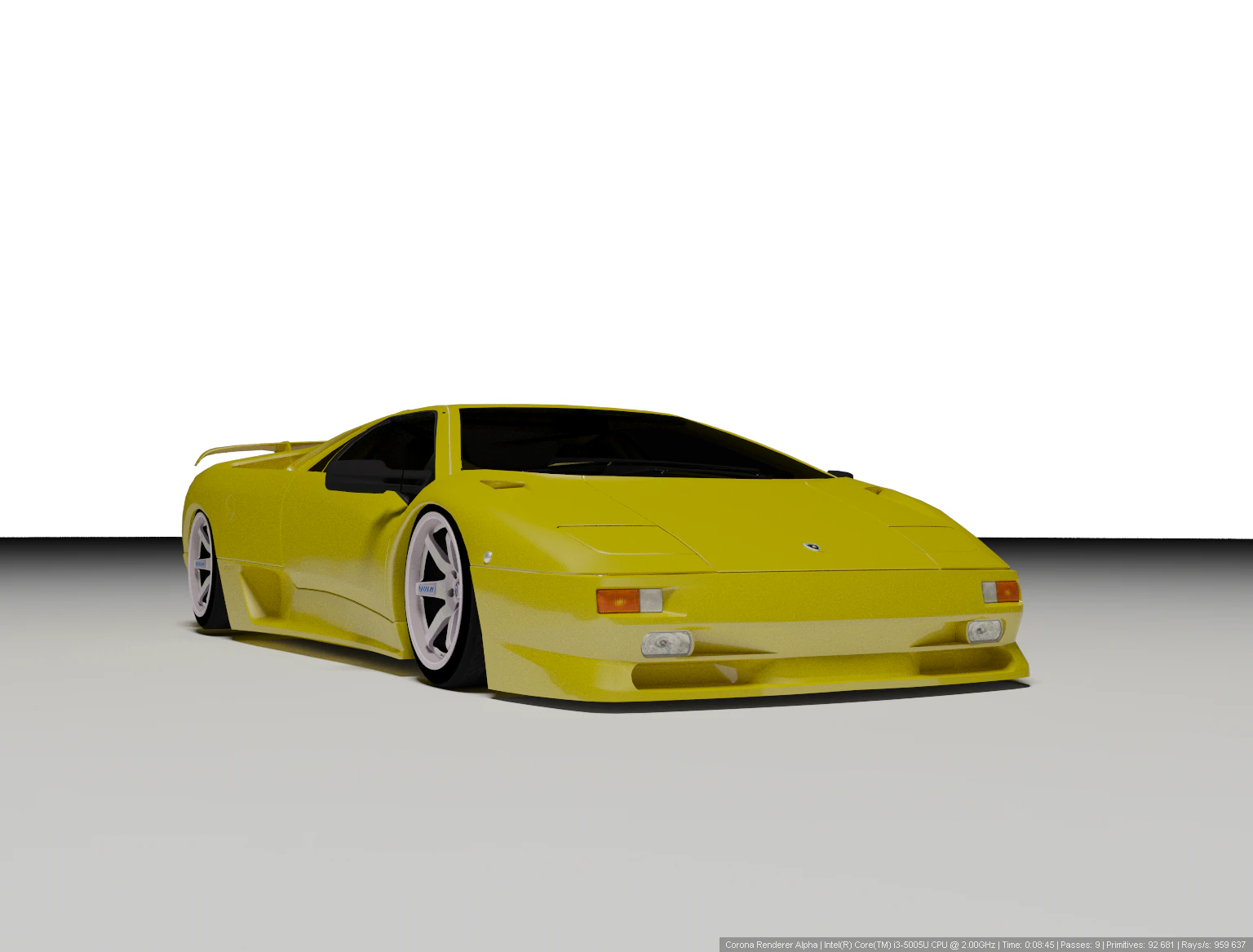 Lambo Diablo'nun 3D Model .c4d .max .obj .3ds .fbx .stl .blend 