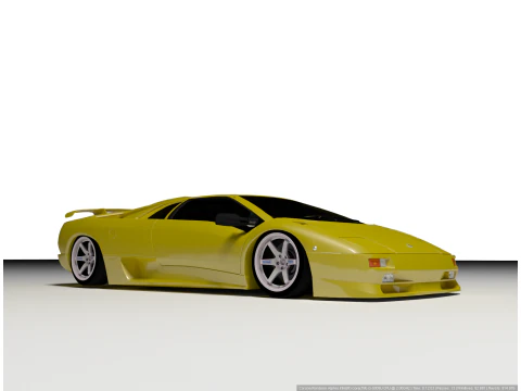 Lambo Diablo'nun 3D Model