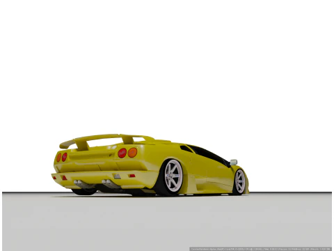 Lambo Diablo'nun 3D Model