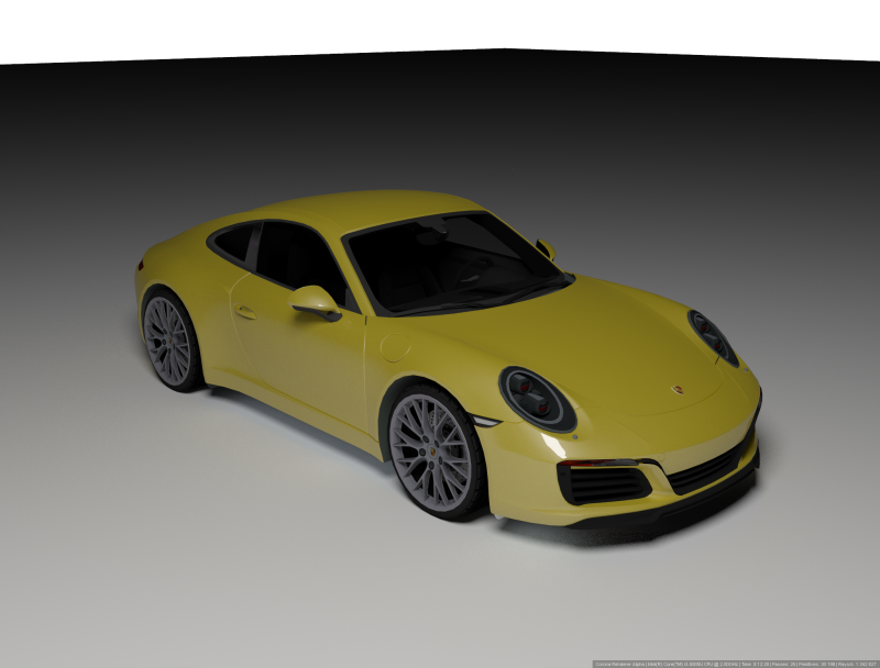 Porshe 911 3D 모델 .c4d .max .obj .3ds .fbx .stl .blend 