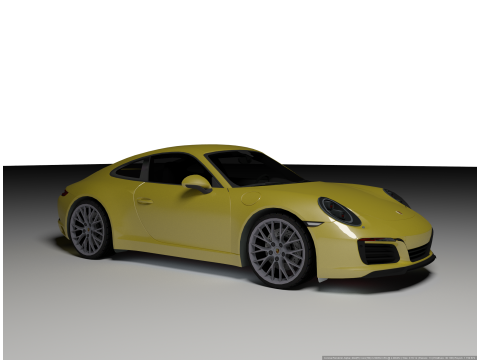 Porshe 911 3D 모델
