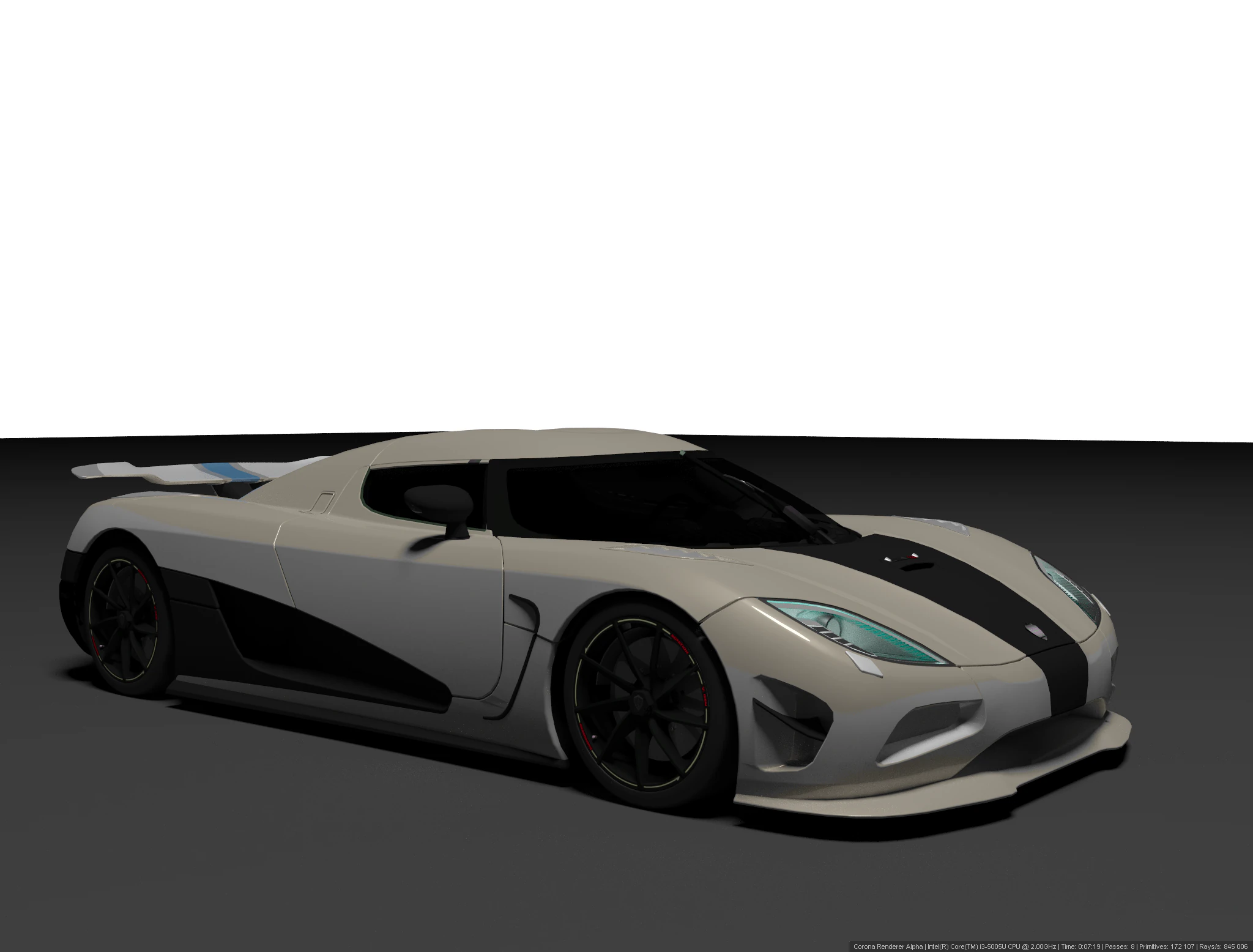 Koenigsegg Agera 3D Model .c4d .max .obj .3ds .fbx .stl .blend