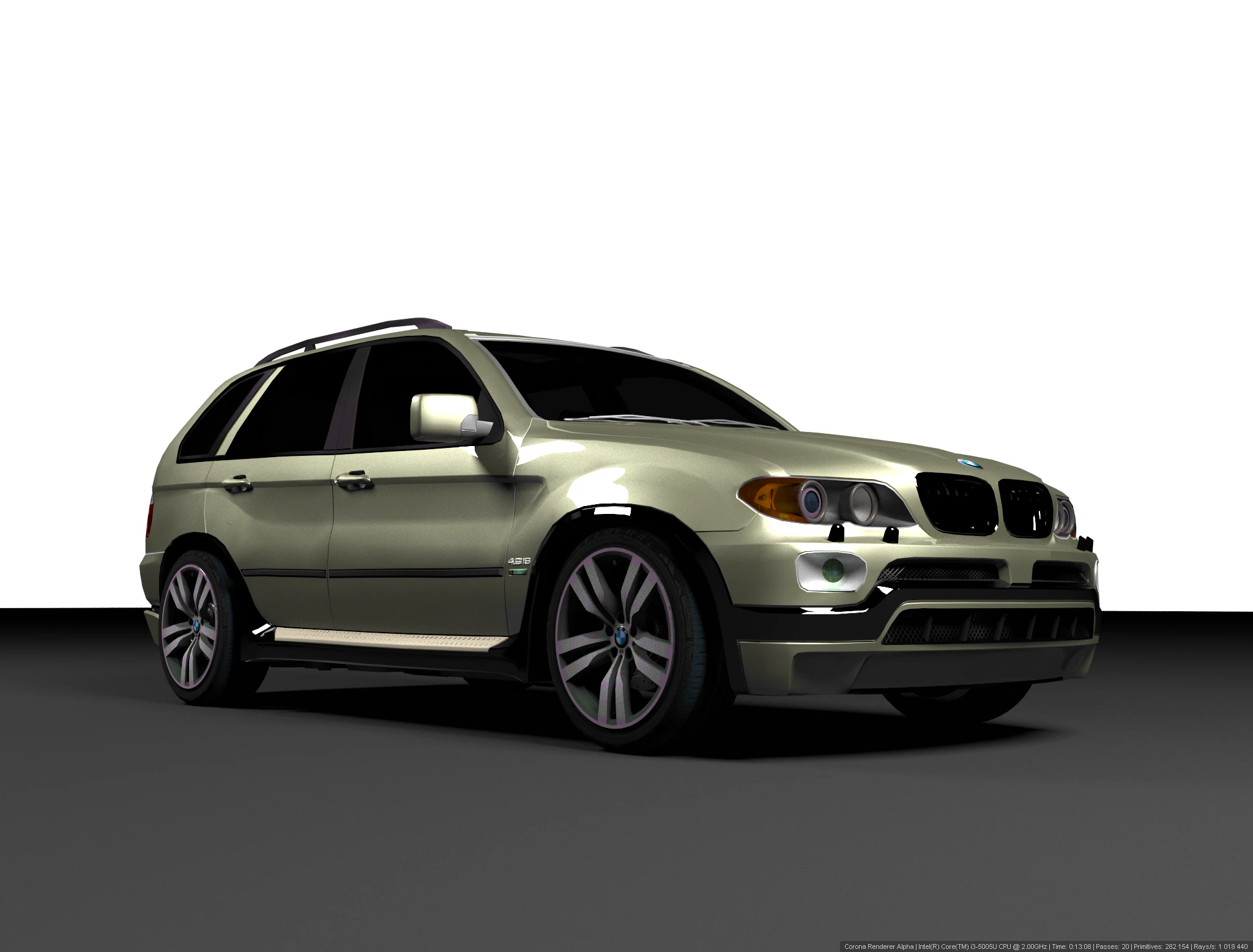 BMVV X5 E53 3D Model .c4d .max .obj .3ds .fbx .stl .blend 